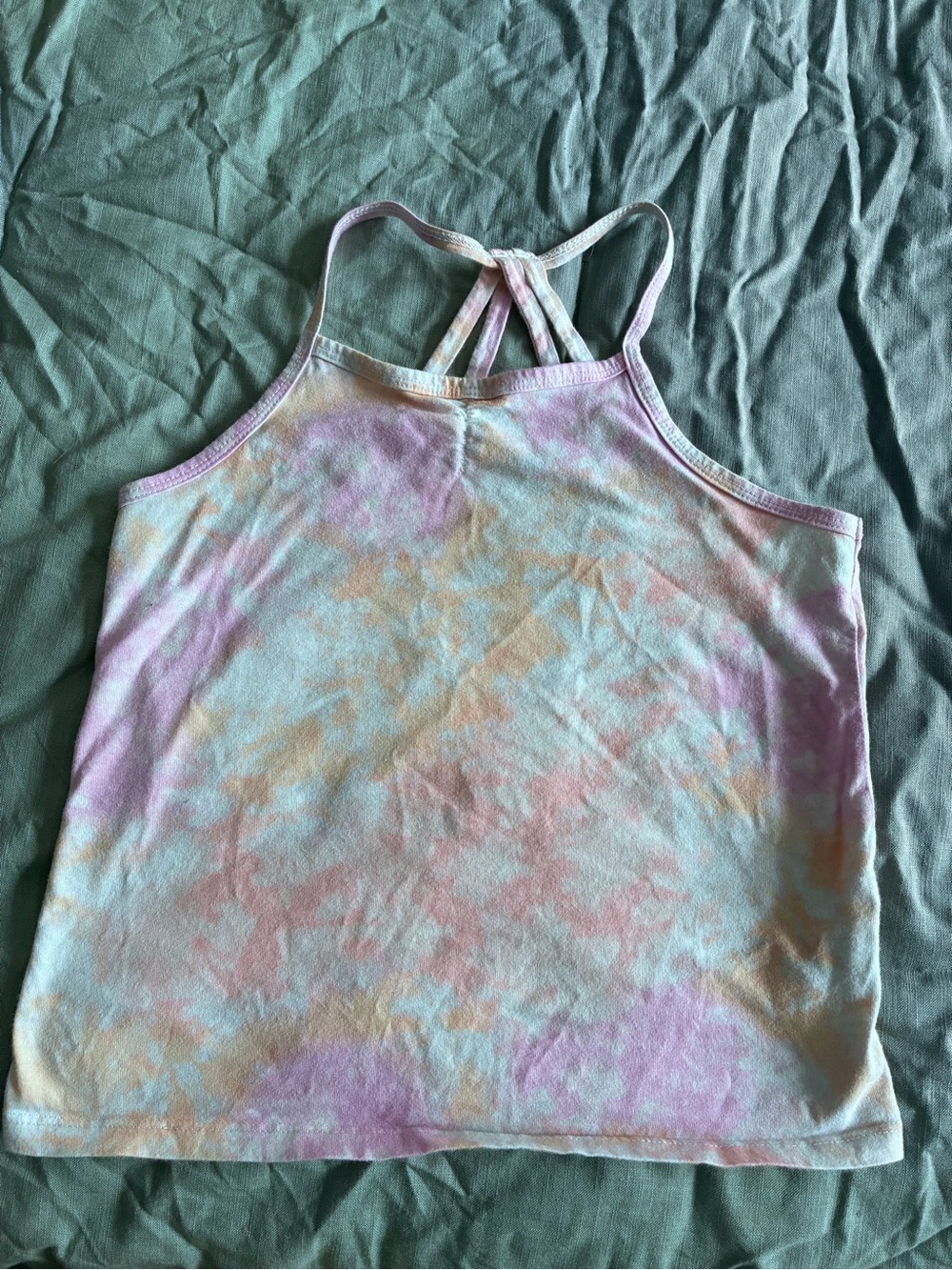 OshKosh B'gosh Pastel Tie-Dye Tank Top - Pink, Blue, Peach